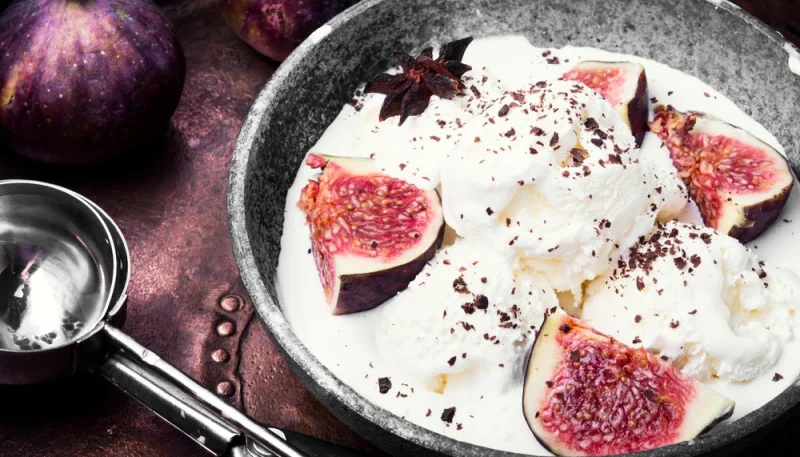 Helado de higo con mascarpone
